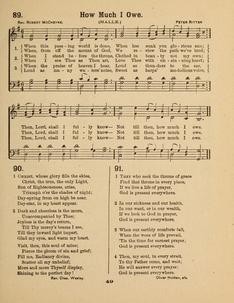 Select Songs for the Singing Service: in the Prayer Meeting and Sunday School page 49