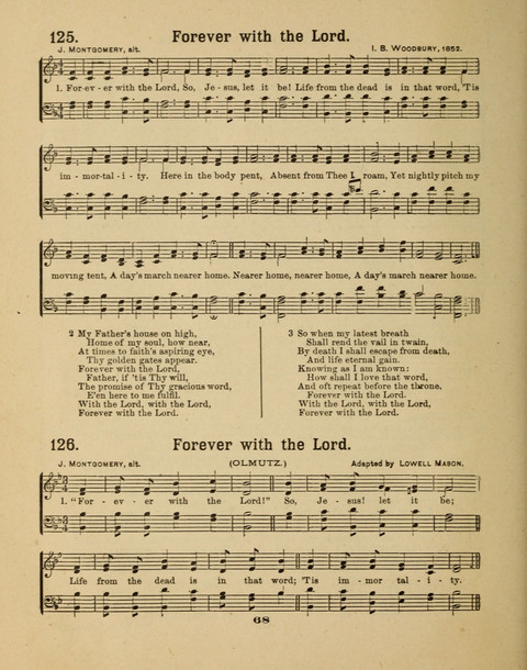 Select Songs for the Singing Service: in the Prayer Meeting and Sunday School page 68