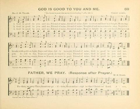 Sunny-Side Songs for Sunday Schools page 69