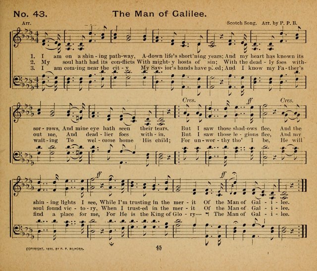 Sun-Shine Songs: for the Sunday School page 45