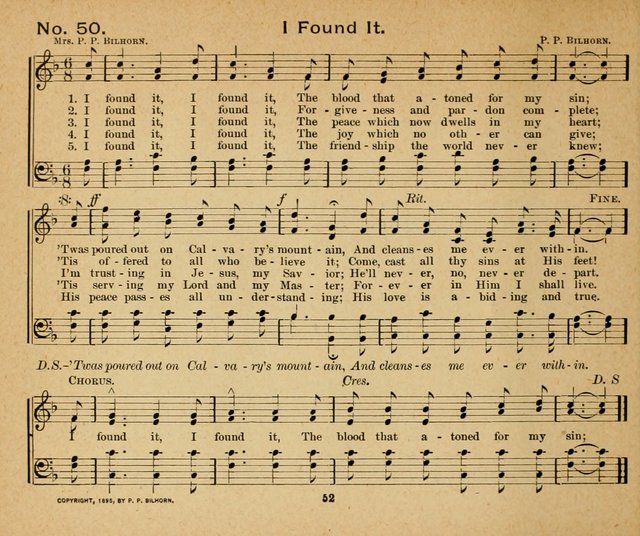 Sun-Shine Songs: for the Sunday School page 52