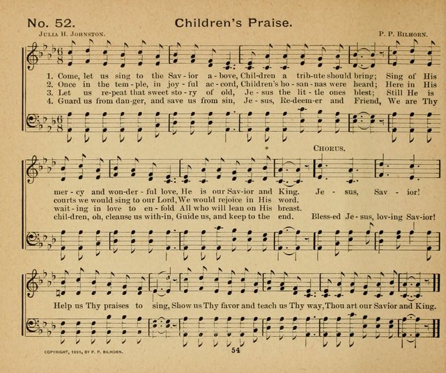 Sun-Shine Songs: for the Sunday School page 54