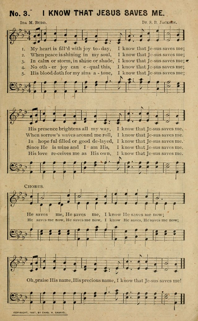 Special Songs: for Sunday schools, revival meetings, etc. page 3