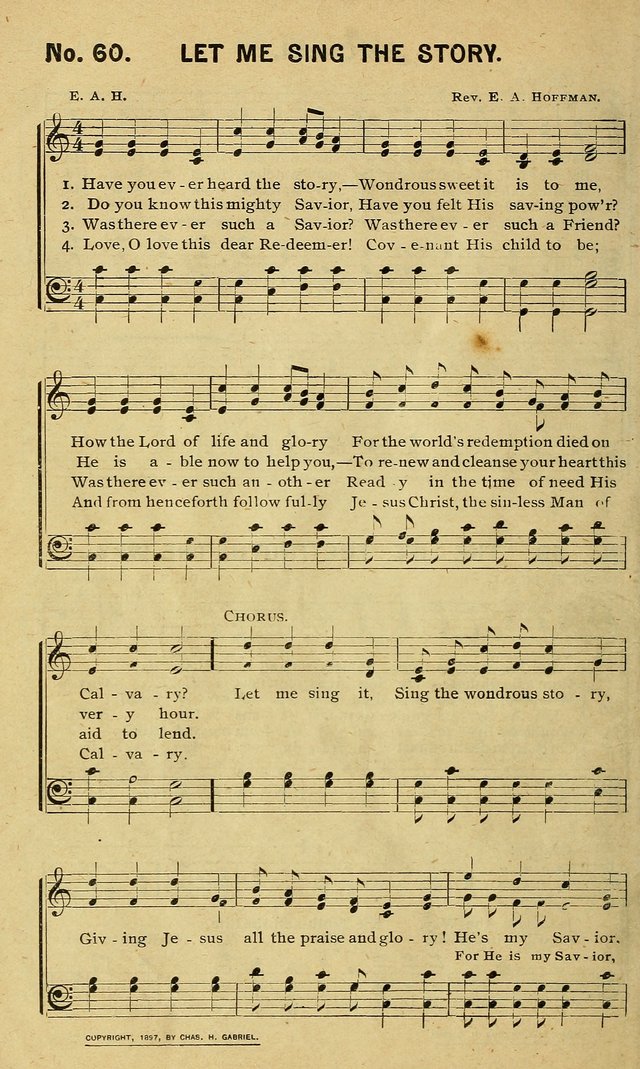 Special Songs: for Sunday schools, revival meetings, etc. page 60