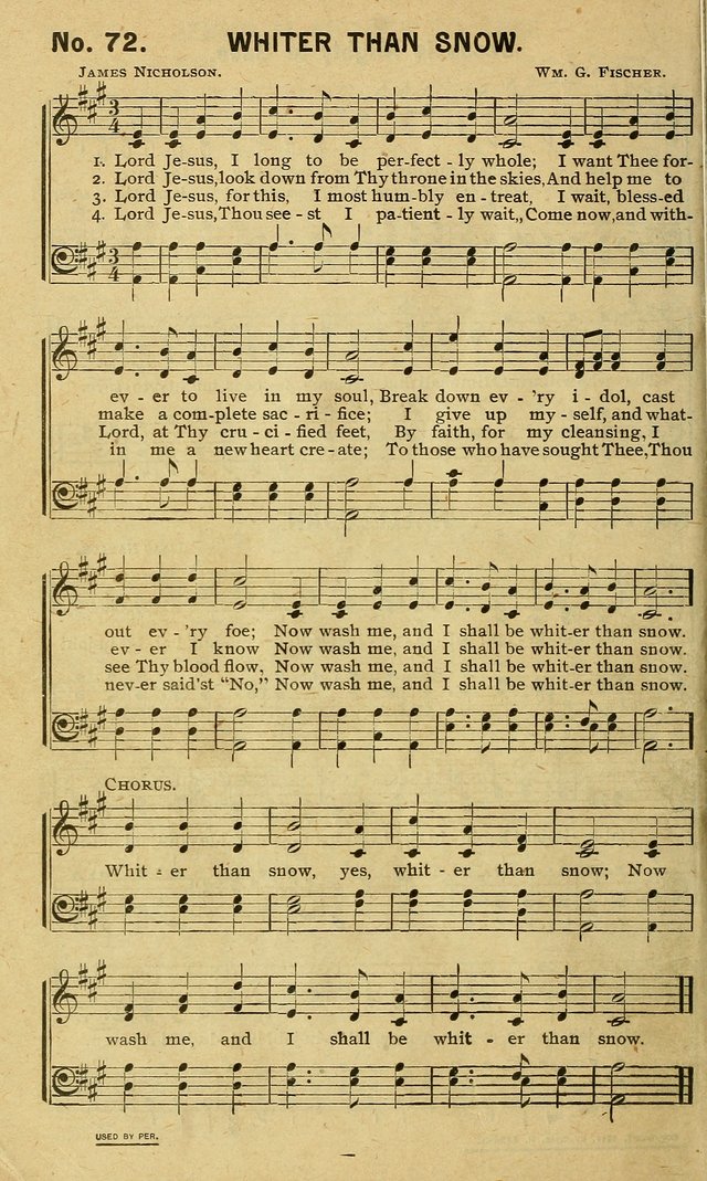 Special Songs: for Sunday schools, revival meetings, etc. page 72