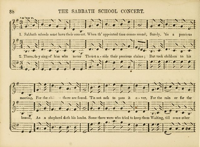 Songs for the Sabbath School and Vestry: designed especially for the Sabbath school and concert. With original and selected music page 85