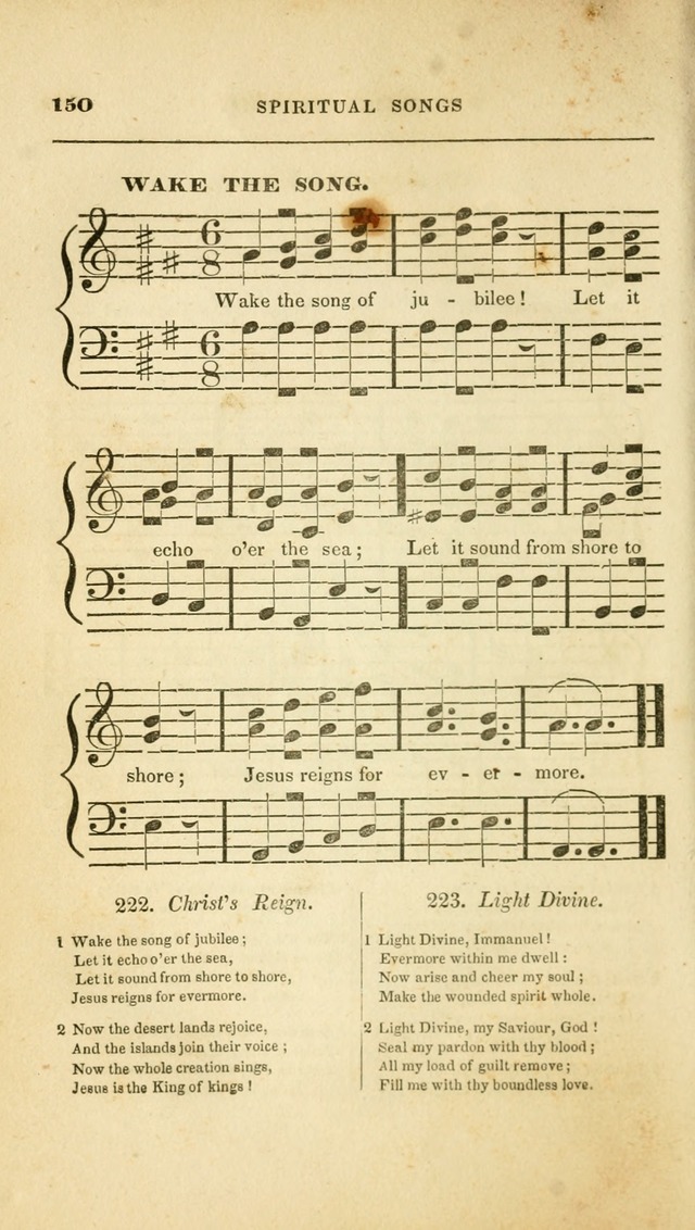 Spiritual songs for social worship: adapted to the use of families and private circles in seasons of revival, to missionary meetings, to the monthly concert, and to other occasions of special interest page 157
