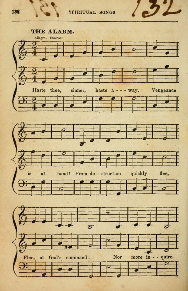 Spiritual Songs for Social Worship: adapted to the use of families and private circles in seasons of rivival, to missionary meetings, to the monthly concert, and to other occasions of special interest page 132