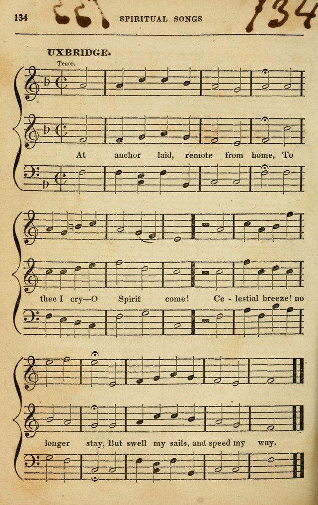 Spiritual Songs for Social Worship: adapted to the use of families and private circles in seasons of rivival, to missionary meetings, to the monthly concert, and to other occasions of special interest page 134