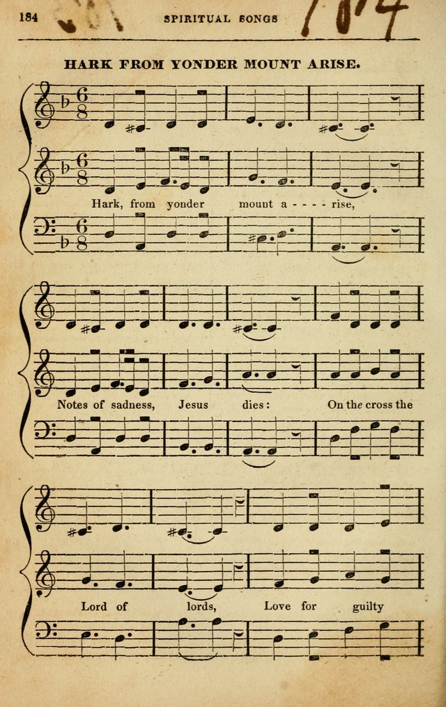 Spiritual Songs for Social Worship: adapted to the use of families and private circles in seasons of rivival, to missionary meetings, to the monthly concert, and to other occasions of special interest page 184