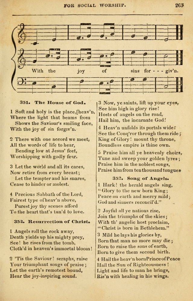Spiritual Songs for Social Worship: adapted to the use of families and private circles in seasons of rivival, to missionary meetings, to the monthly concert, and to other occasions of special interest page 263