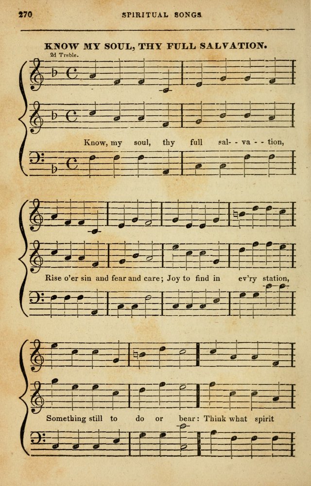 Spiritual Songs for Social Worship: adapted to the use of families and private circles in seasons of rivival, to missionary meetings, to the monthly concert, and to other occasions of special interest page 270