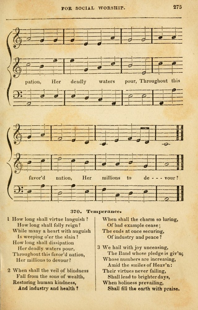 Spiritual Songs for Social Worship: adapted to the use of families and private circles in seasons of rivival, to missionary meetings, to the monthly concert, and to other occasions of special interest page 275