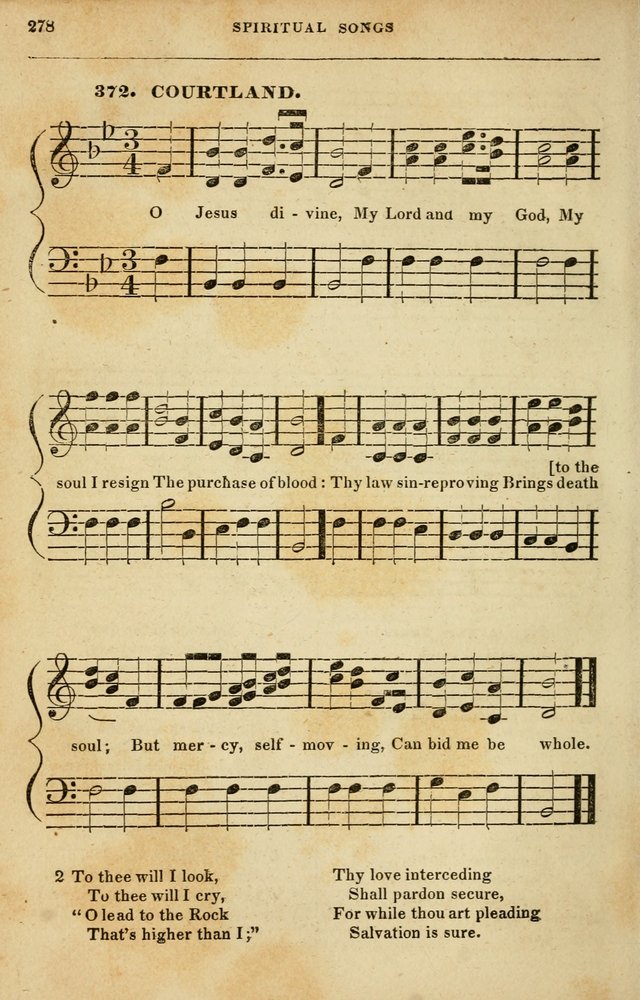 Spiritual Songs for Social Worship: adapted to the use of families and private circles in seasons of rivival, to missionary meetings, to the monthly concert, and to other occasions of special interest page 278
