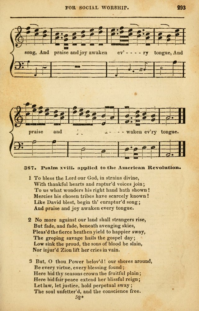 Spiritual Songs for Social Worship: adapted to the use of families and private circles in seasons of rivival, to missionary meetings, to the monthly concert, and to other occasions of special interest page 293