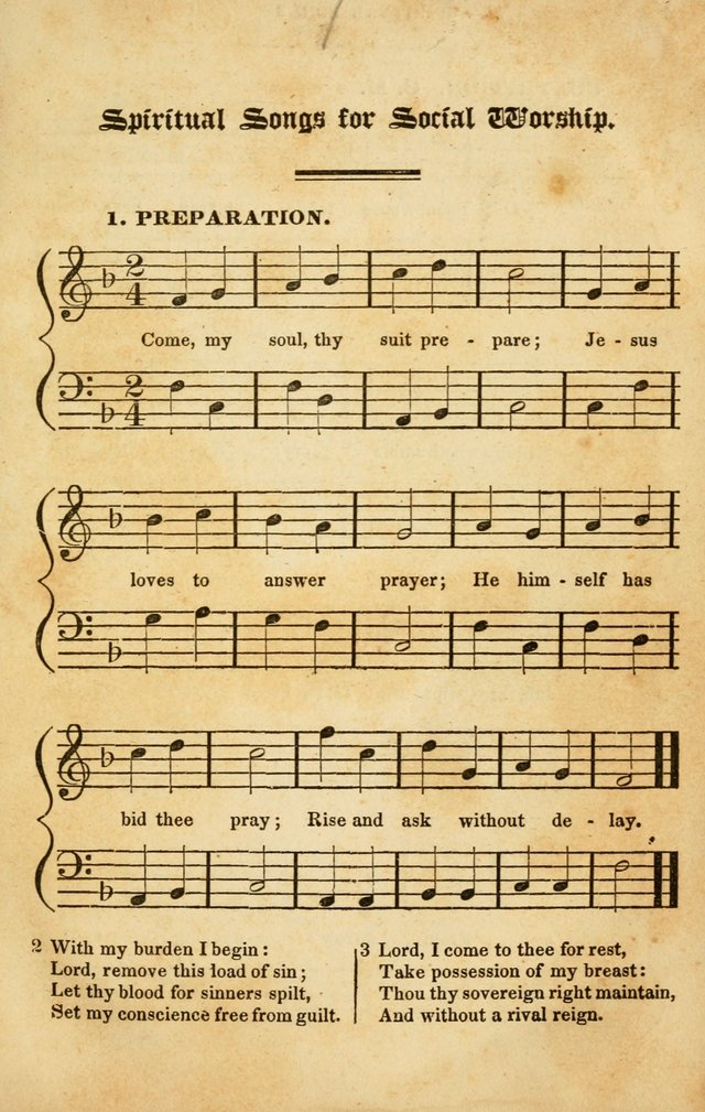 Spiritual Songs for Social Worship: adapted to the use of families and private circles in seasons of rivival, to missionary meetings, to the monthly concert, and to other occasions of special interest page 7