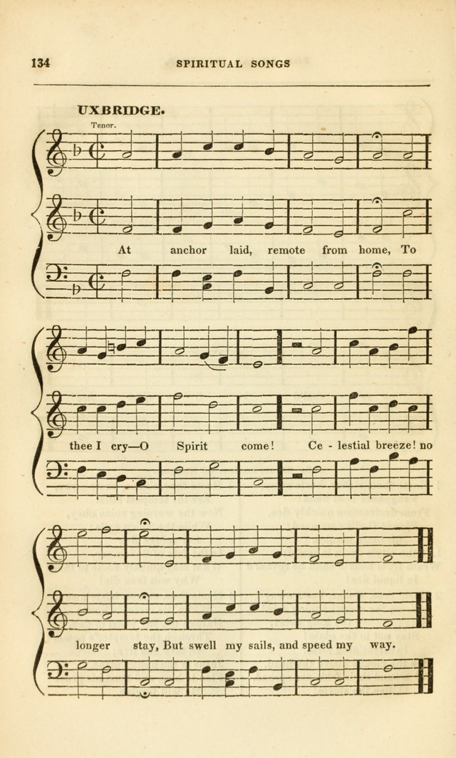 Spiritual Songs for Social Worship: adapted to the use of families and private circles, to missinary meetings, to monthly concert, and to other occasions of special interest.(Rev. and Enl. Ed.) page 134