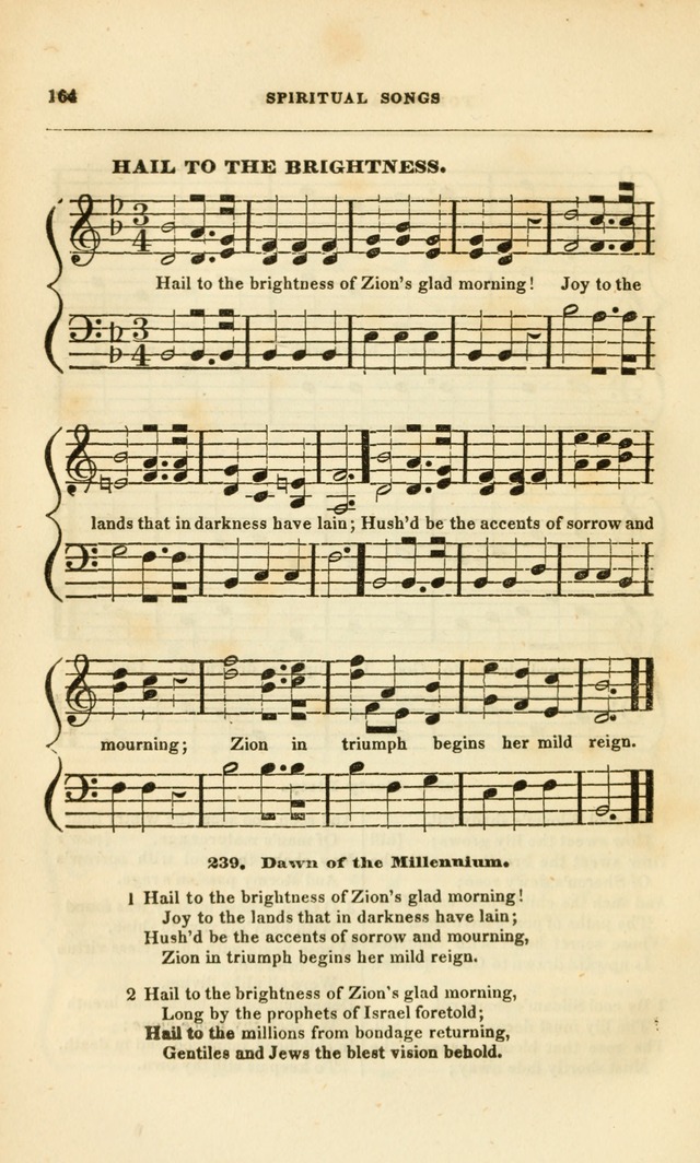 Spiritual Songs for Social Worship: adapted to the use of families and private circles, to missinary meetings, to monthly concert, and to other occasions of special interest.(Rev. and Enl. Ed.) page 164