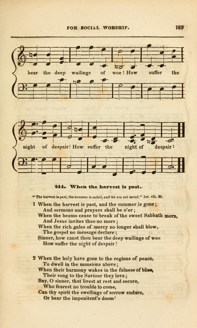 Spiritual Songs for Social Worship: adapted to the use of families and private circles, to missinary meetings, to monthly concert, and to other occasions of special interest.(Rev. and Enl. Ed.) page 169