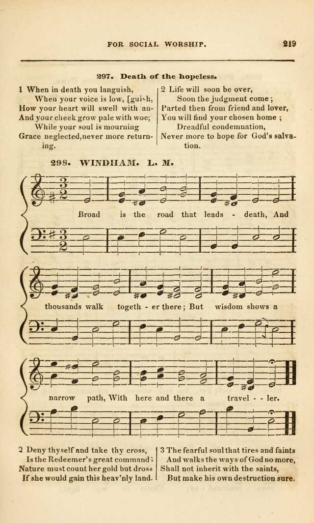 Spiritual Songs for Social Worship: adapted to the use of families and private circles, to missinary meetings, to monthly concert, and to other occasions of special interest.(Rev. and Enl. Ed.) page 219