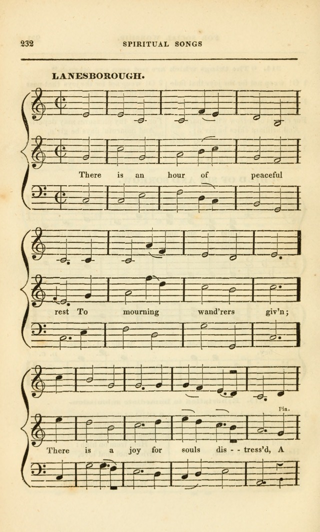 Spiritual Songs for Social Worship: adapted to the use of families and private circles, to missinary meetings, to monthly concert, and to other occasions of special interest.(Rev. and Enl. Ed.) page 232