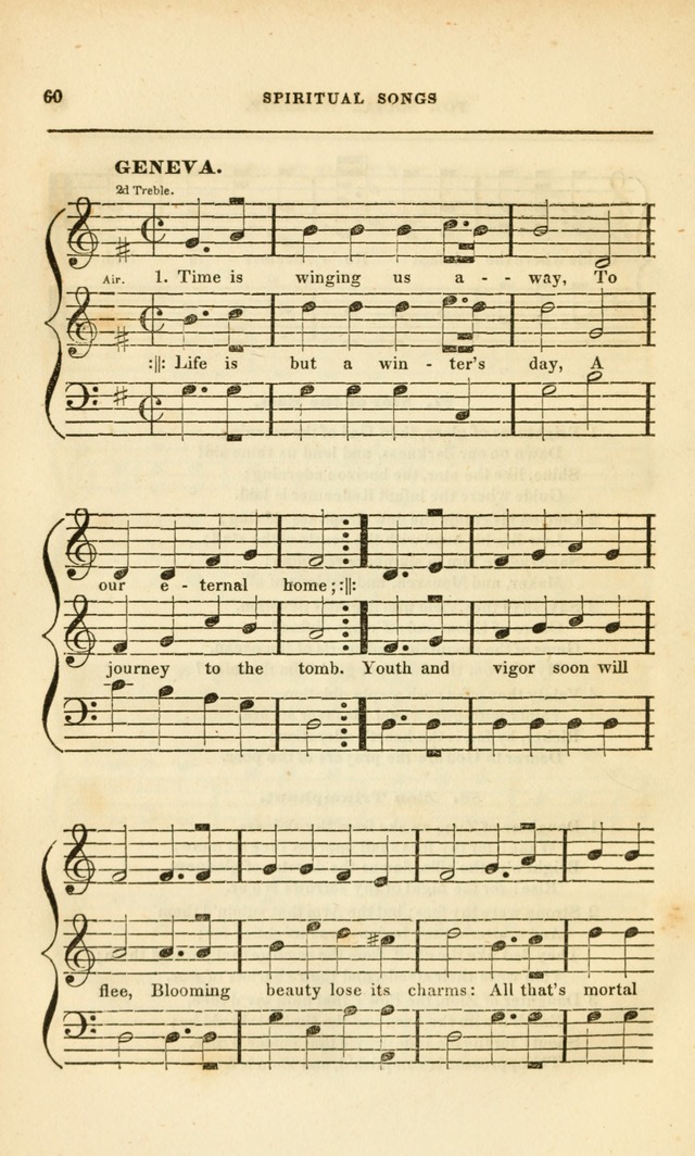 Spiritual Songs for Social Worship: adapted to the use of families and private circles, to missinary meetings, to monthly concert, and to other occasions of special interest.(Rev. and Enl. Ed.) page 60