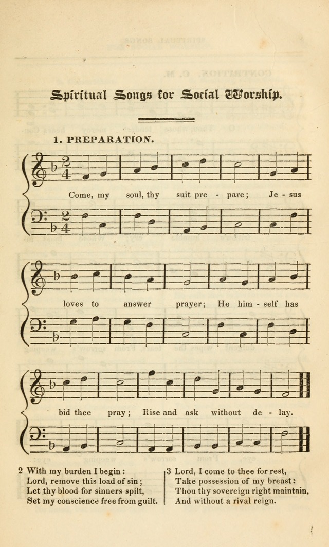 Spiritual Songs for Social Worship: adapted to the use of families and private circles, to missinary meetings, to monthly concert, and to other occasions of special interest.(Rev. and Enl. Ed.) page 7