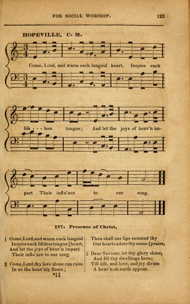 Spiritual Songs for Social Worship: adapted to the use of families and private circles in seasons of revival, to missionary meetings, to the monthly concert, and to other occasions... (3rd ed.) page 127