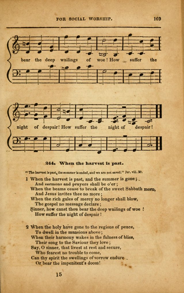 Spiritual Songs for Social Worship: adapted to the use of families and private circles in seasons of revival, to missionary meetings, to the monthly concert, and to other occasions... (3rd ed.) page 169