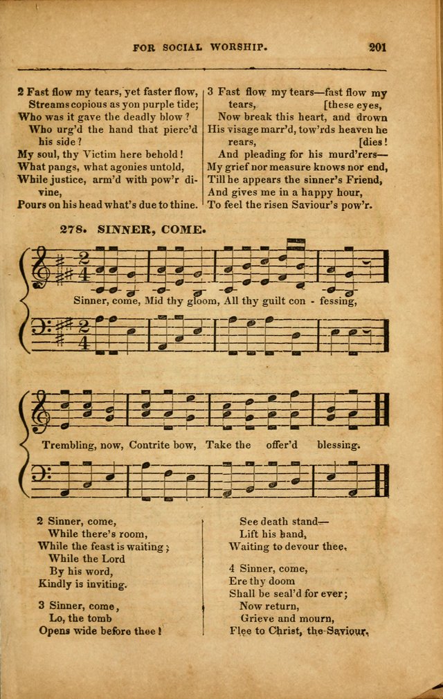 Spiritual Songs for Social Worship: adapted to the use of families and private circles in seasons of revival, to missionary meetings, to the monthly concert, and to other occasions... (3rd ed.) page 201