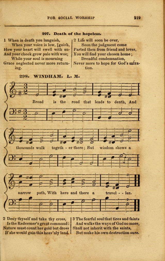 Spiritual Songs for Social Worship: adapted to the use of families and private circles in seasons of revival, to missionary meetings, to the monthly concert, and to other occasions... (3rd ed.) page 219
