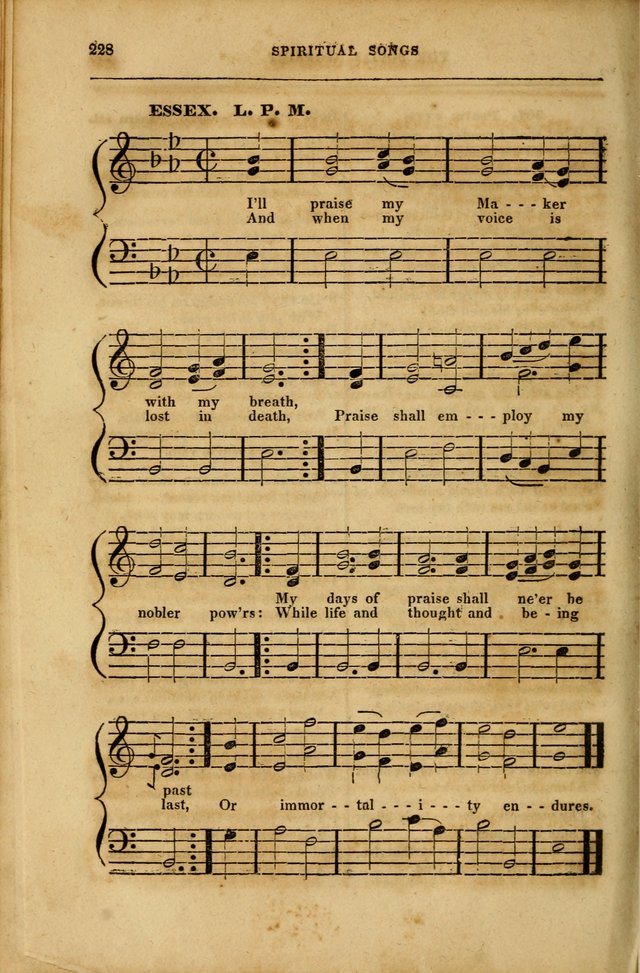 Spiritual Songs for Social Worship: adapted to the use of families and private circles in seasons of revival, to missionary meetings, to the monthly concert, and to other occasions... (3rd ed.) page 228