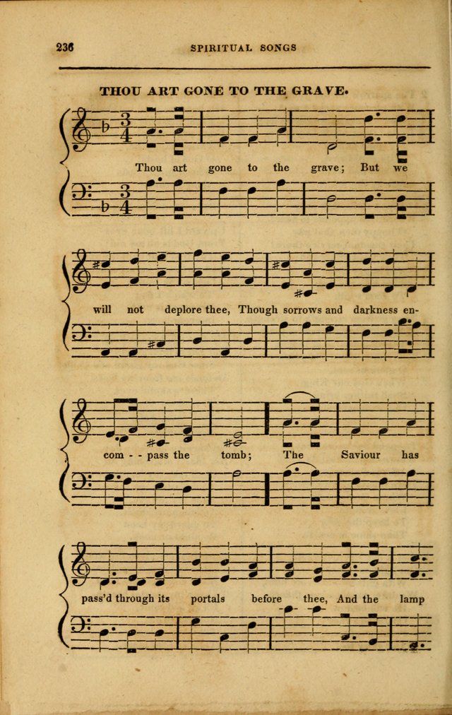 Spiritual Songs for Social Worship: adapted to the use of families and private circles in seasons of revival, to missionary meetings, to the monthly concert, and to other occasions... (3rd ed.) page 236