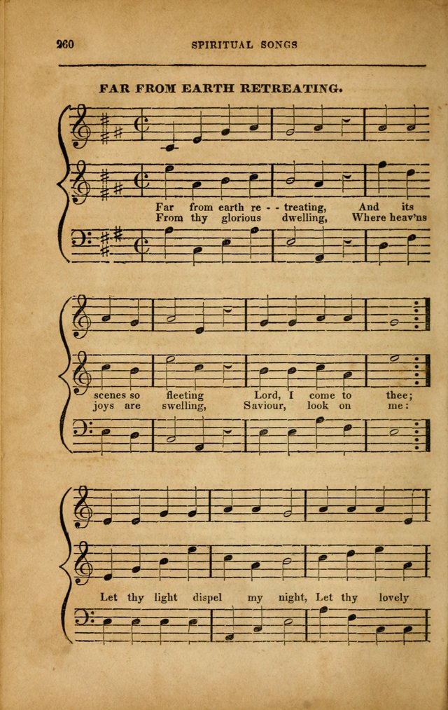 Spiritual Songs for Social Worship: adapted to the use of families and private circles in seasons of revival, to missionary meetings, to the monthly concert, and to other occasions... (3rd ed.) page 260