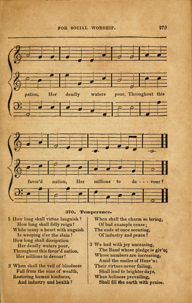 Spiritual Songs for Social Worship: adapted to the use of families and private circles in seasons of revival, to missionary meetings, to the monthly concert, and to other occasions... (3rd ed.) page 275