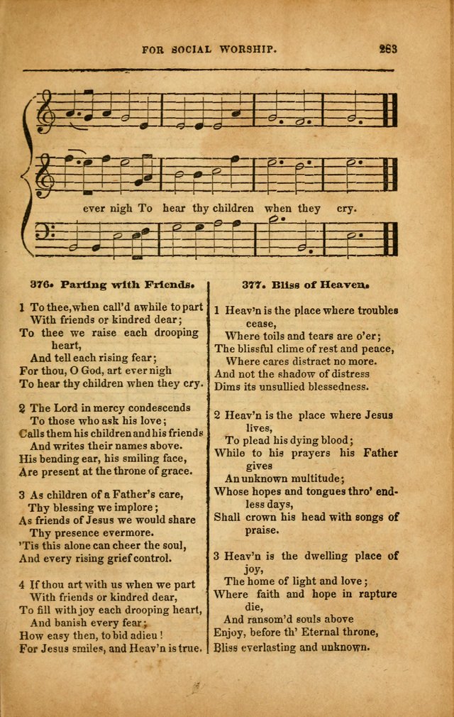 Spiritual Songs for Social Worship: adapted to the use of families and private circles in seasons of revival, to missionary meetings, to the monthly concert, and to other occasions... (3rd ed.) page 283