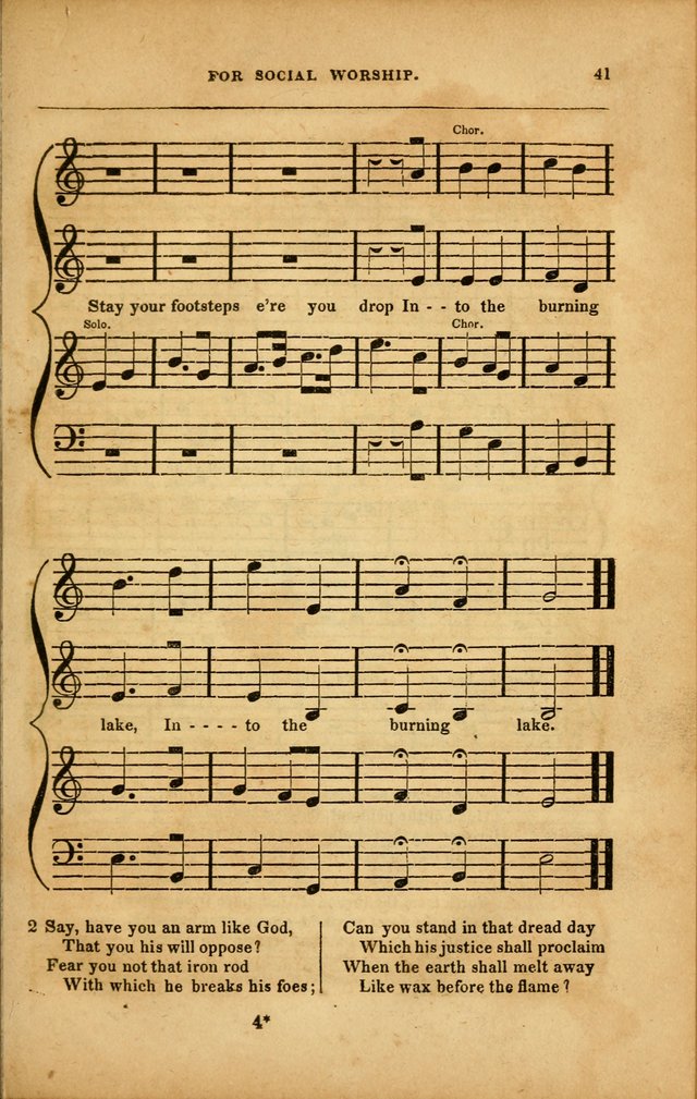 Spiritual Songs for Social Worship: adapted to the use of families and private circles in seasons of revival, to missionary meetings, to the monthly concert, and to other occasions... (3rd ed.) page 41