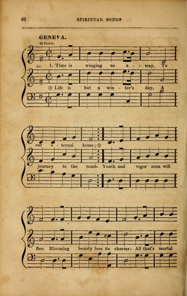 Spiritual Songs for Social Worship: adapted to the use of families and private circles in seasons of revival, to missionary meetings, to the monthly concert, and to other occasions... (3rd ed.) page 60
