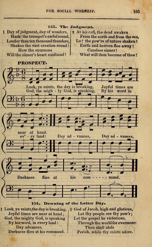 Spiritual songs, for social worship: adapted to the use of families and private circles in seasons of revival, to missionary meetings, to the monthly concert, and other occasions of special interest page 108