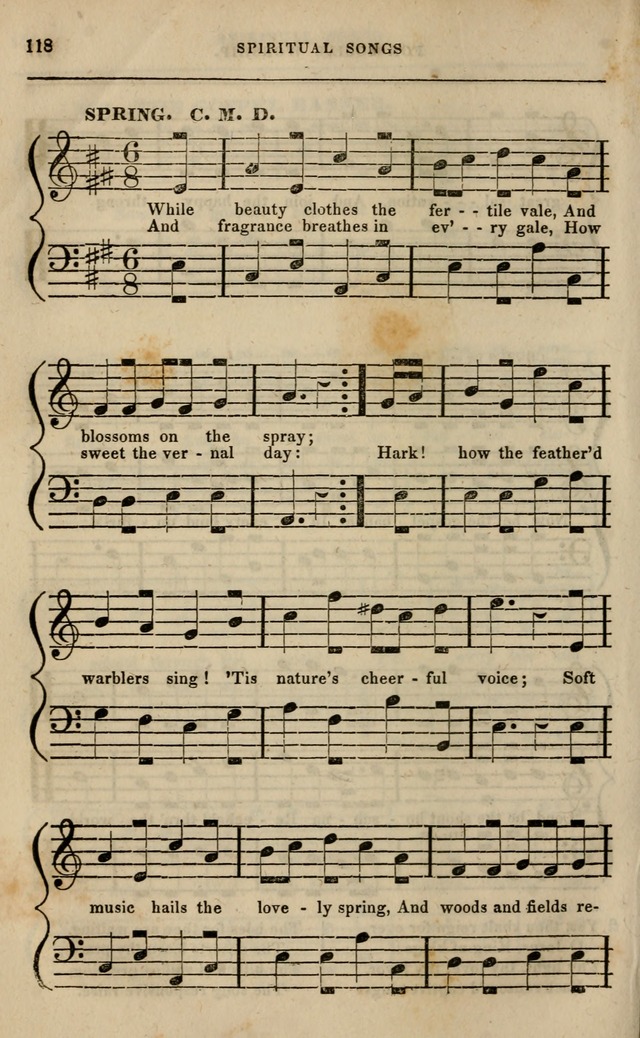 Spiritual songs, for social worship: adapted to the use of families and private circles in seasons of revival, to missionary meetings, to the monthly concert, and other occasions of special interest page 123