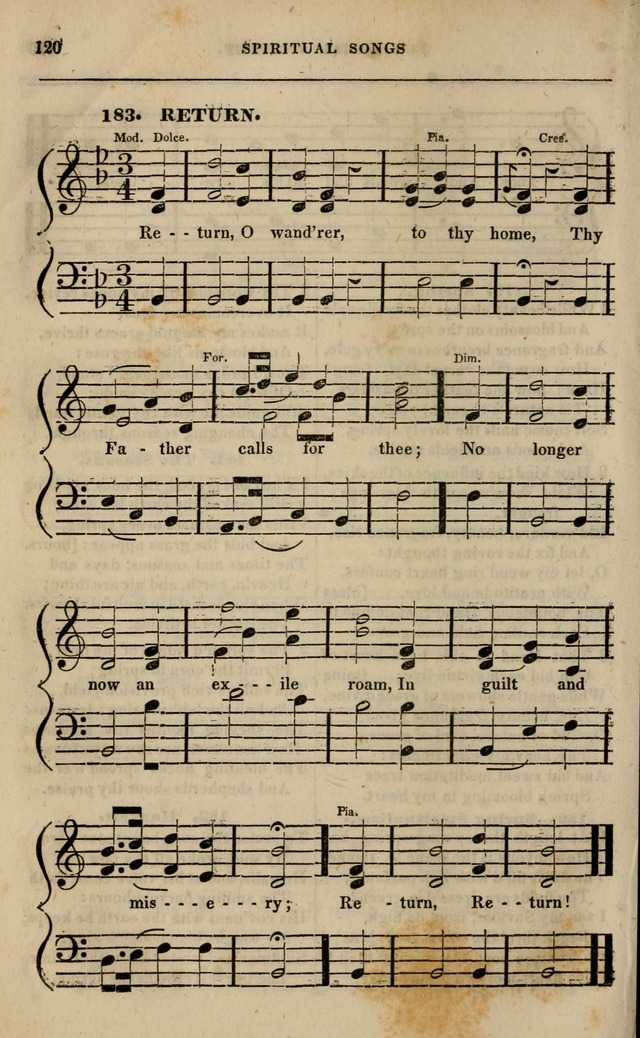 Spiritual songs, for social worship: adapted to the use of families and private circles in seasons of revival, to missionary meetings, to the monthly concert, and other occasions of special interest page 125