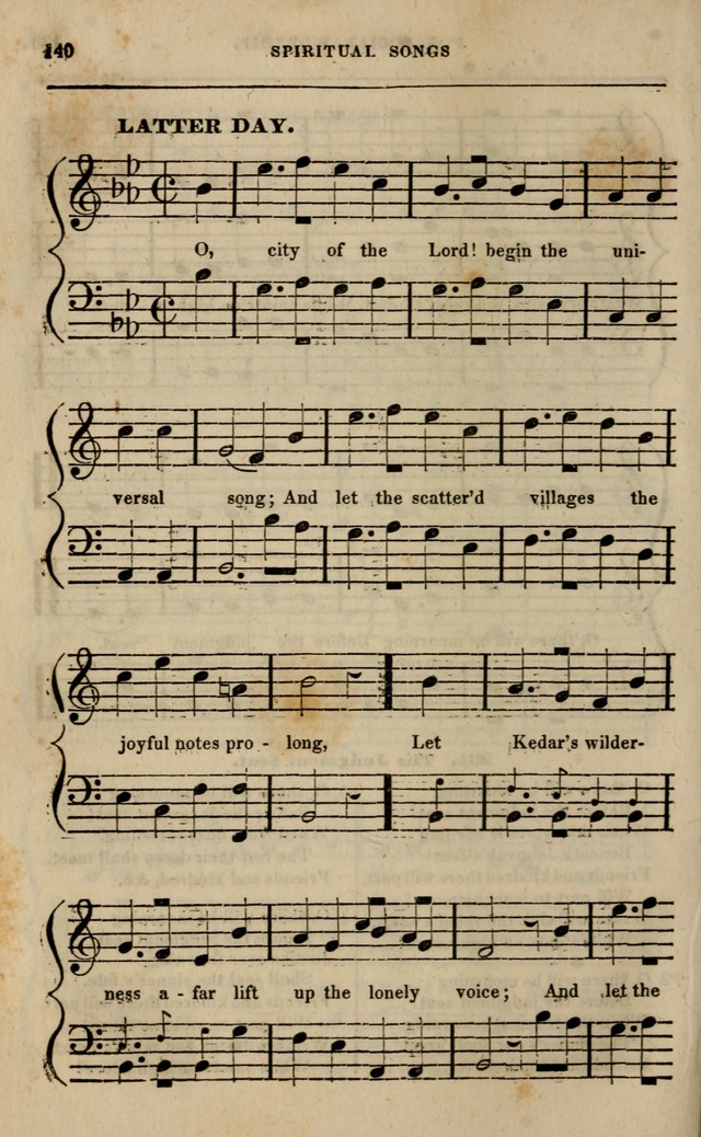 Spiritual songs, for social worship: adapted to the use of families and private circles in seasons of revival, to missionary meetings, to the monthly concert, and other occasions of special interest page 145