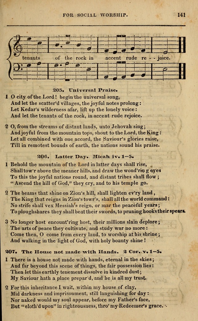 Spiritual songs, for social worship: adapted to the use of families and private circles in seasons of revival, to missionary meetings, to the monthly concert, and other occasions of special interest page 146