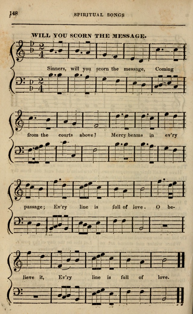 Spiritual songs, for social worship: adapted to the use of families and private circles in seasons of revival, to missionary meetings, to the monthly concert, and other occasions of special interest page 153