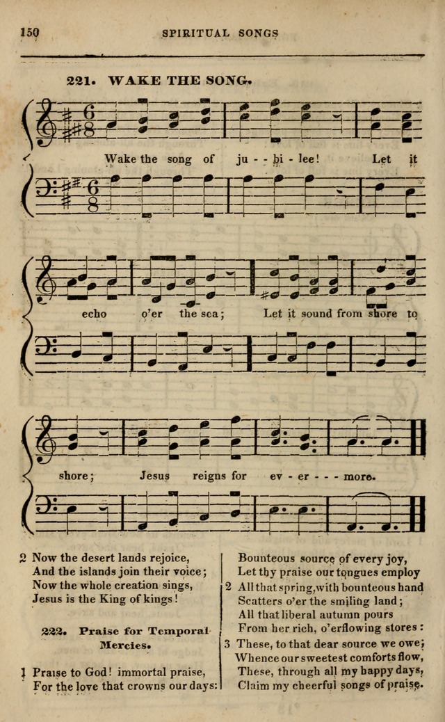 Spiritual songs, for social worship: adapted to the use of families and private circles in seasons of revival, to missionary meetings, to the monthly concert, and other occasions of special interest page 155