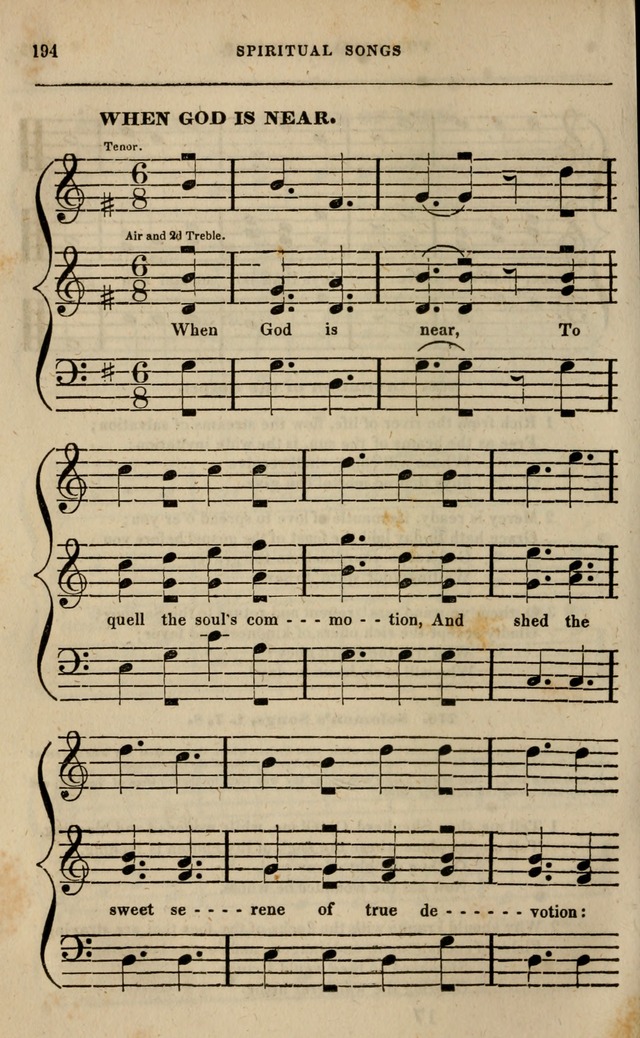 Spiritual songs, for social worship: adapted to the use of families and private circles in seasons of revival, to missionary meetings, to the monthly concert, and other occasions of special interest page 199