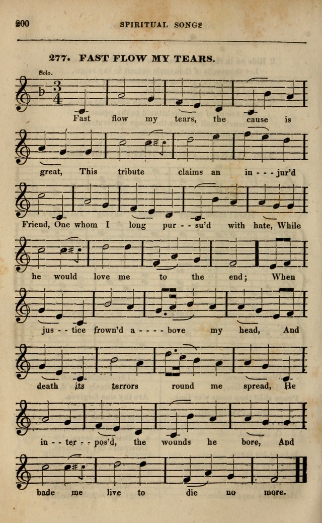Spiritual songs, for social worship: adapted to the use of families and private circles in seasons of revival, to missionary meetings, to the monthly concert, and other occasions of special interest page 205