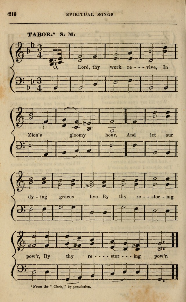 Spiritual songs, for social worship: adapted to the use of families and private circles in seasons of revival, to missionary meetings, to the monthly concert, and other occasions of special interest page 215