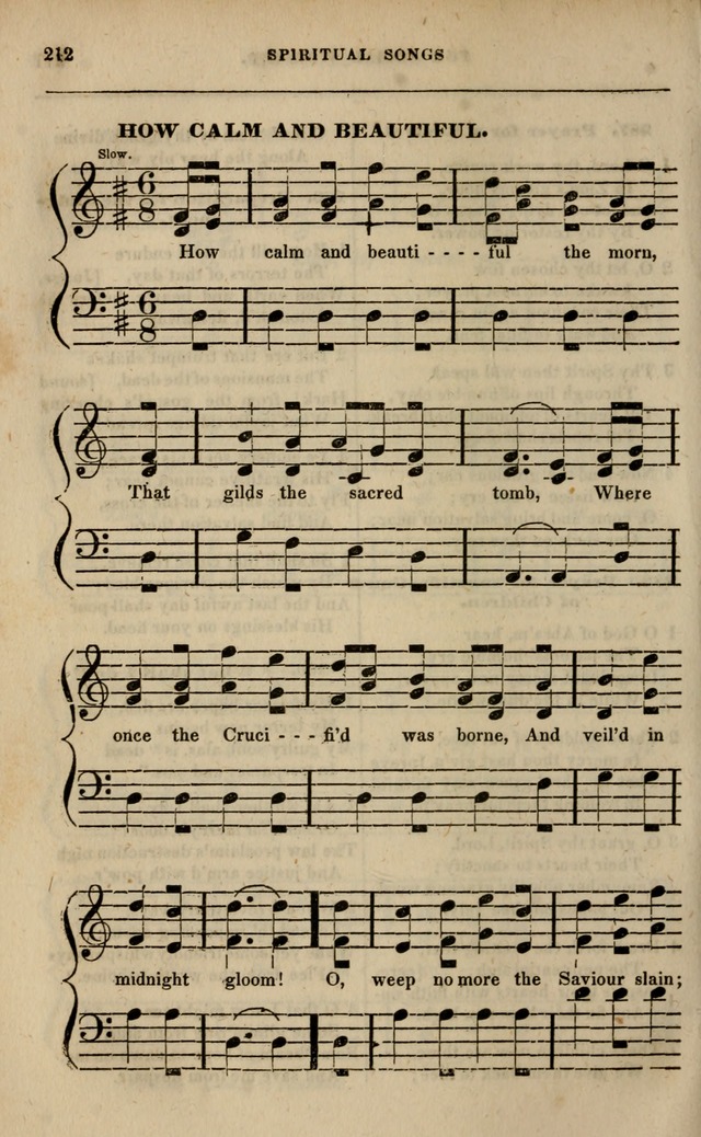 Spiritual songs, for social worship: adapted to the use of families and private circles in seasons of revival, to missionary meetings, to the monthly concert, and other occasions of special interest page 217