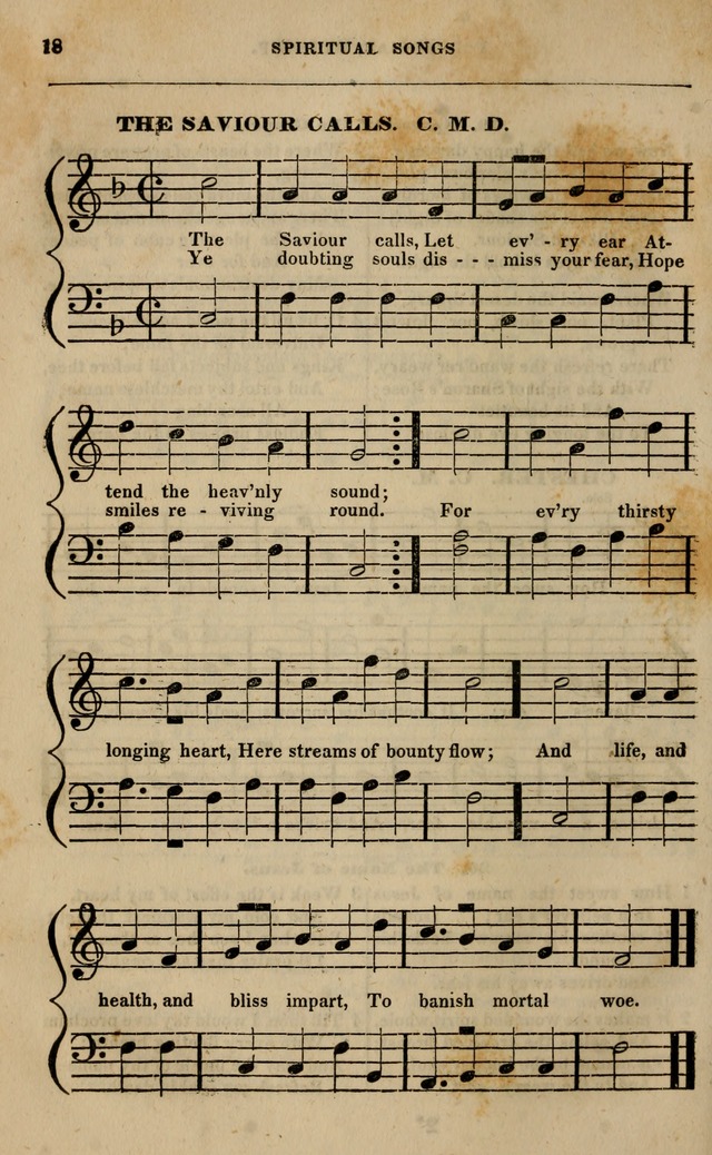 Spiritual songs, for social worship: adapted to the use of families and private circles in seasons of revival, to missionary meetings, to the monthly concert, and other occasions of special interest page 23